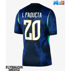 Brazílie Lucas Paqueta #20 Venkovní Dres MS 2026 Krátký Rukáv